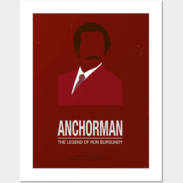 Anchorman Wall Art by Hillbillydesigns